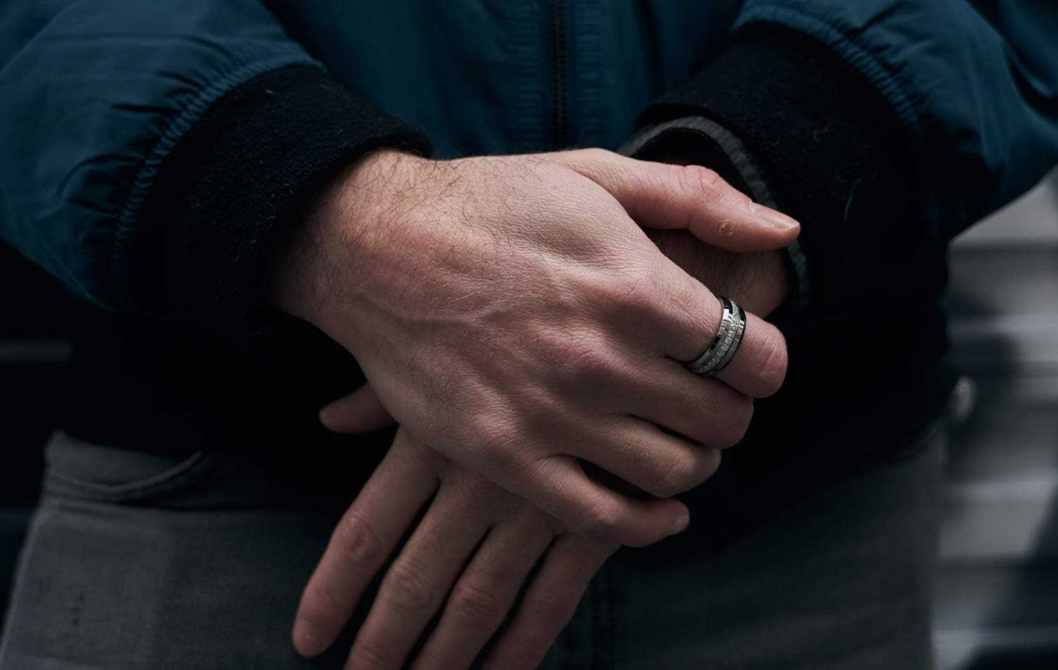 6mm 8mm Mens Tungsten Wedding Bands with Cubic Zirconia Eternity Ring CZ Inlaid Black Silver Tungsten Carbied Rings High Polish Size 713W250908