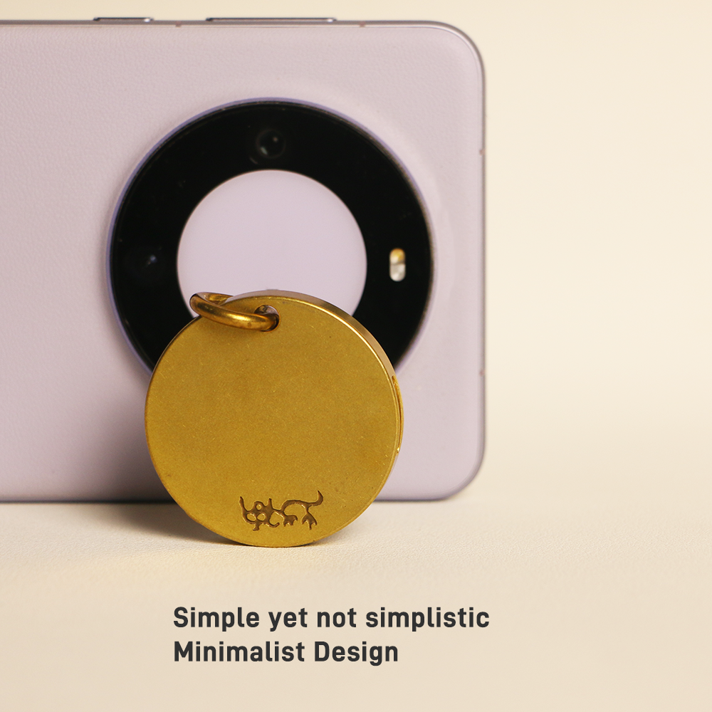 K1 Cu Round Keychain Flashlight Type-C Direct Charging Mini Convenient Light Emergency Brass Decorative Beautiful Gift