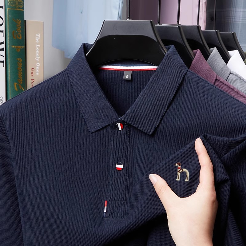 Designer Men's Brand Polo Shirt Luxury High Quality Men's Short Sleeve Breathable Top Business Casual Sweat-absorbing Polo-shirt for Men