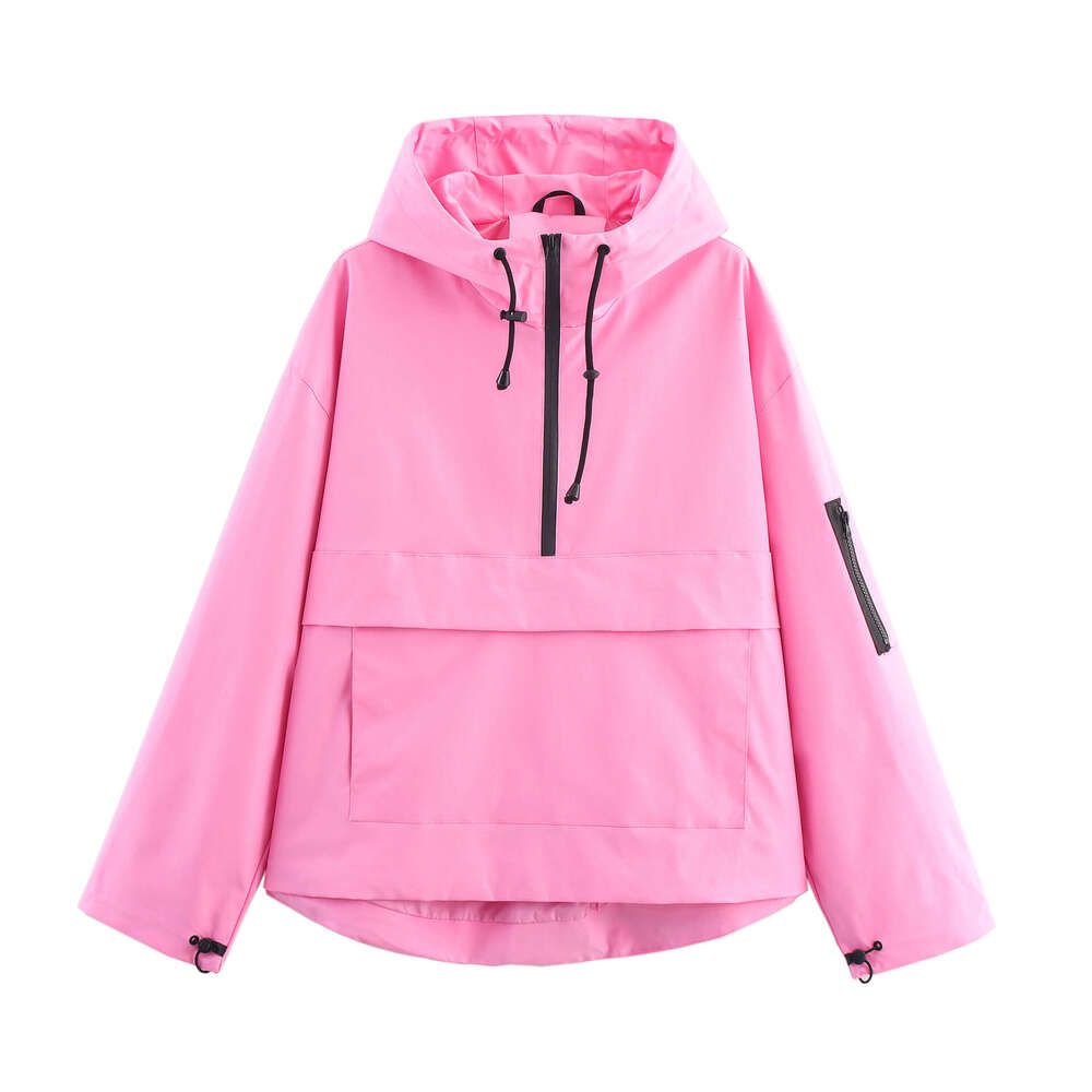 Women's jacket women's coat Hoodie hoodies tracksuit Hot-Selling ZA European and American Style Casual Sports Hooded Jacket Top Windbreaker 