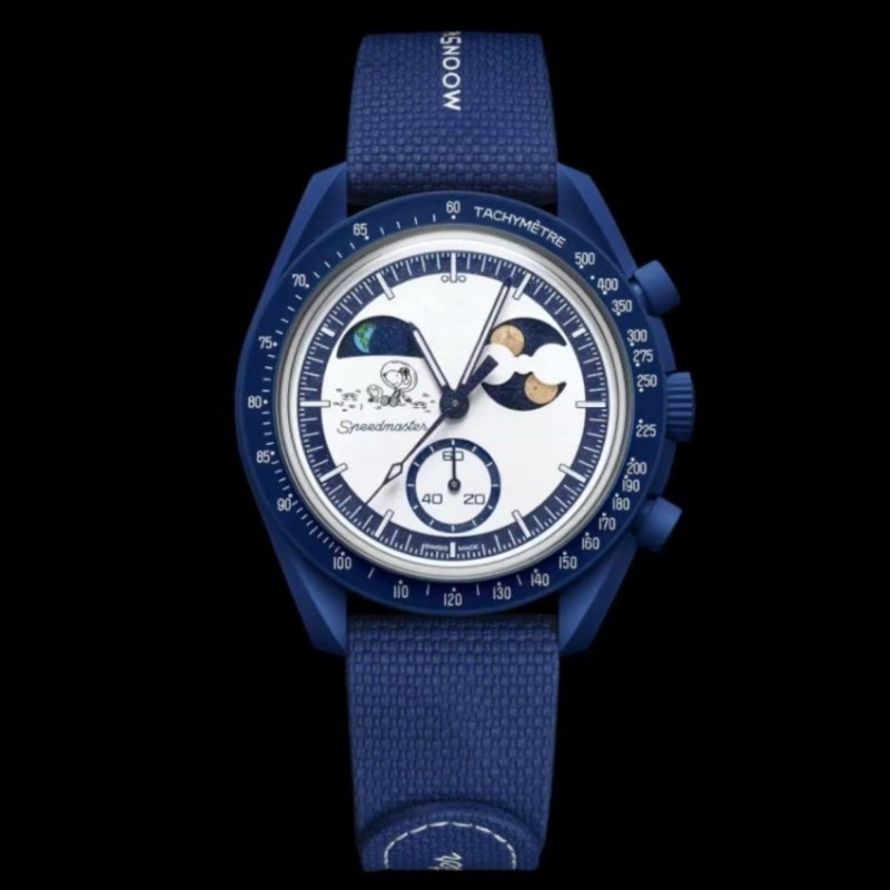 2026 Planet Moon Men's Bioceramic Quartz Chronograph Watch 42mm Full Functionality Luxury Watch Limited Edition Mission to Mercury Wristwatches