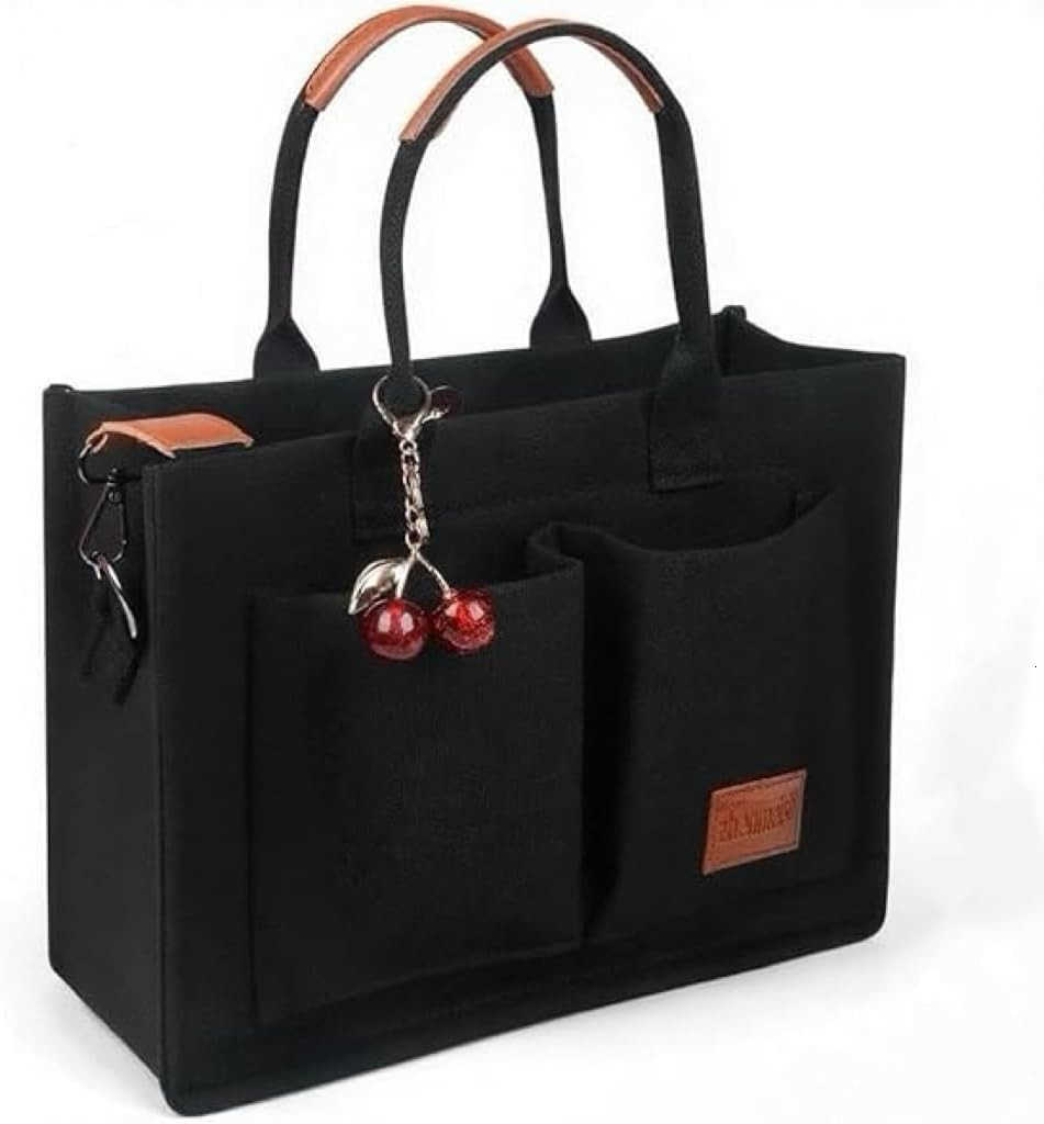 Tote Bag for Women with Zipper Large Work Crossbody Handbag Bible Laptop Bag Bookbag for Teacher Travel College Z250908