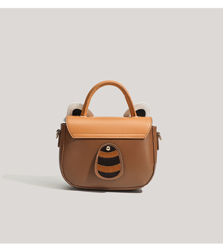 2025 autumn new niche bag design cute bear versatile light luxury elegant stylish cartoon women's shoulder bag designer bag