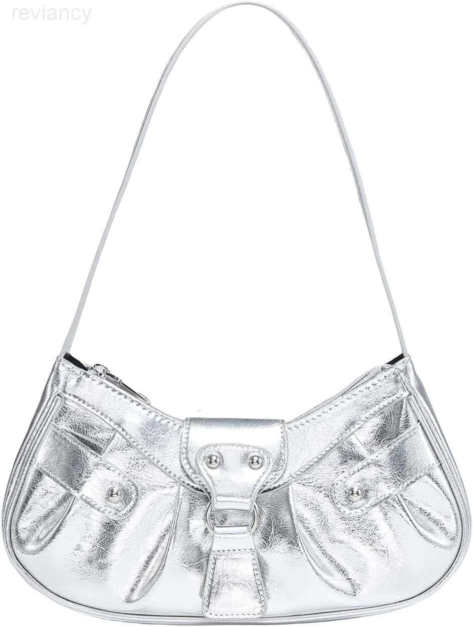 Womens Pleated Hobo Shoulder Bag PU Leather Clutch HandbagW250908