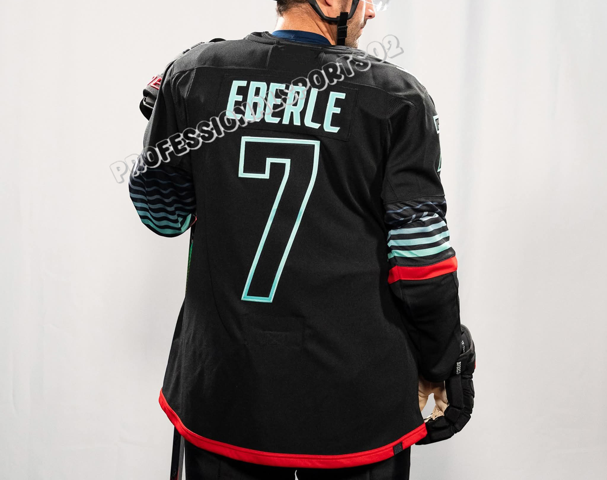 Seattle Krakens Jersey 10 Beniers 7 Eberle A 31 Grubauer Brandon Tanev Yanni Gourde Jared McCann Hockey Jerseys
