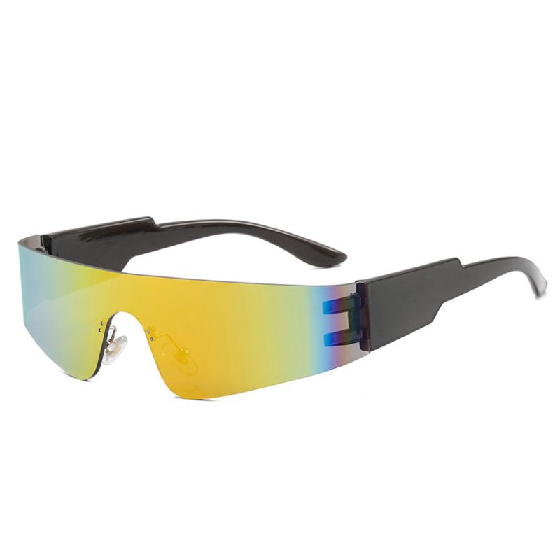 Fashion Women's Sunglasses Fashion Personalised Glasses Decorative Use Glasses Siamese Lens Design Mens Sports Glasses Designer Sunglasses Radiat