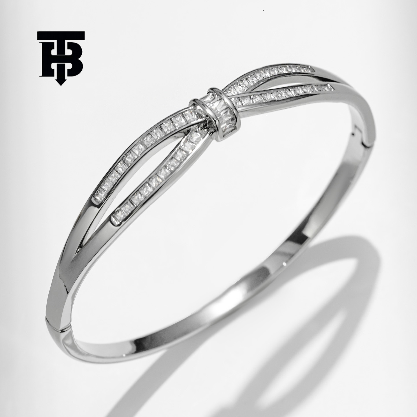 TB BHULAMTE Women's Luxury Accessories High-quality Copper Zircon Bracelets Europe Classic Horseshoe Buckle High-end Bracelets Stackable Designer