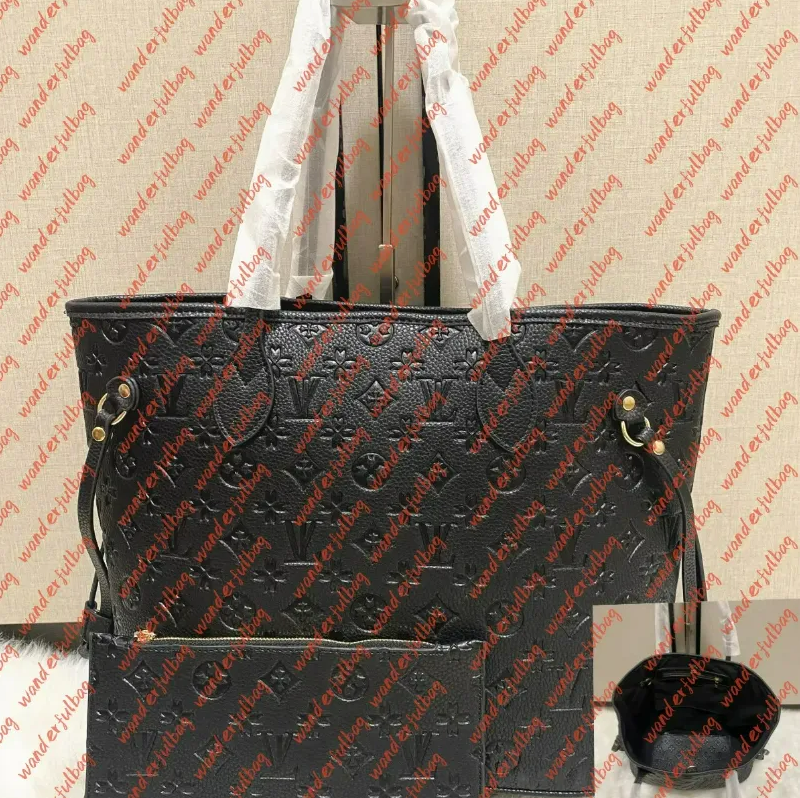 designer bag 2pcs Set Embossed Flower Women Cross body Handbag Shoulder Bags Composite bag Lady Clutch Tote Bag shopping Female Coin Purse designer Wallet