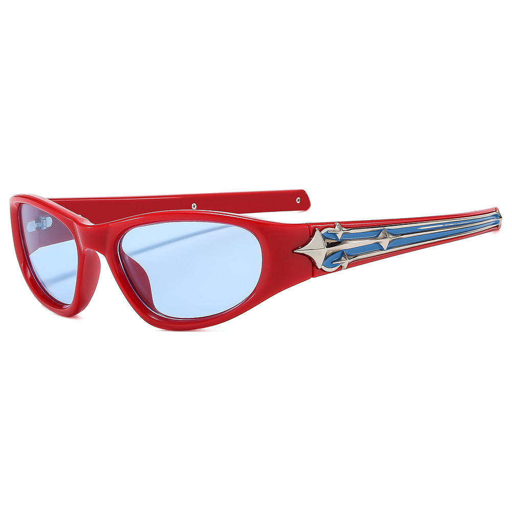 Designer Sunglasses For Women Men Sunglasses Outdoor Sports Sunglasses Personality Elliptical Trendy Sunglasses Oversized UV400 Eyewear