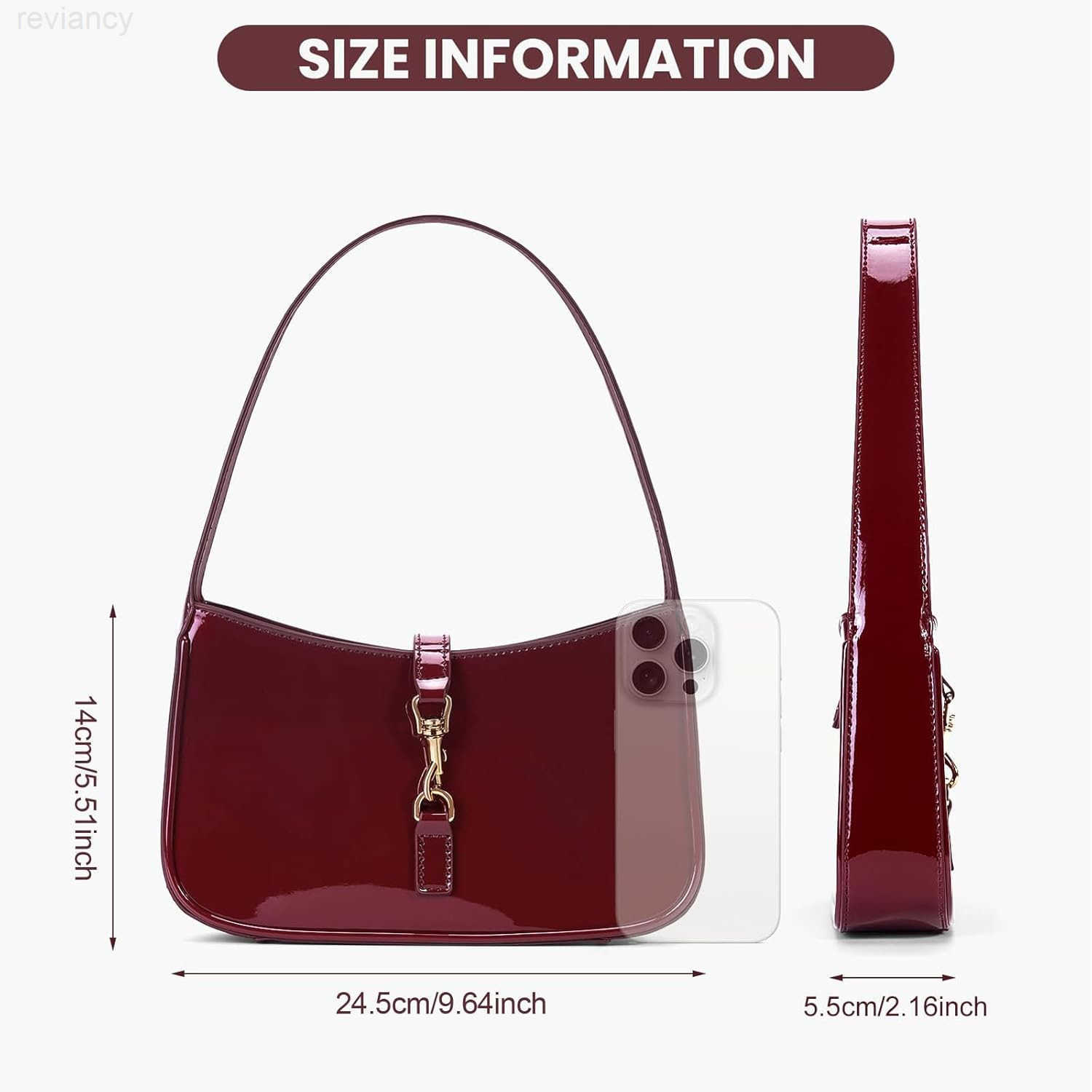 Shoulder Bags for Women Y2k Trendy Purse Cute Hobo Tote Handbag Mini Clutch Purse Underarm Bag With Zipper ClosureW250908