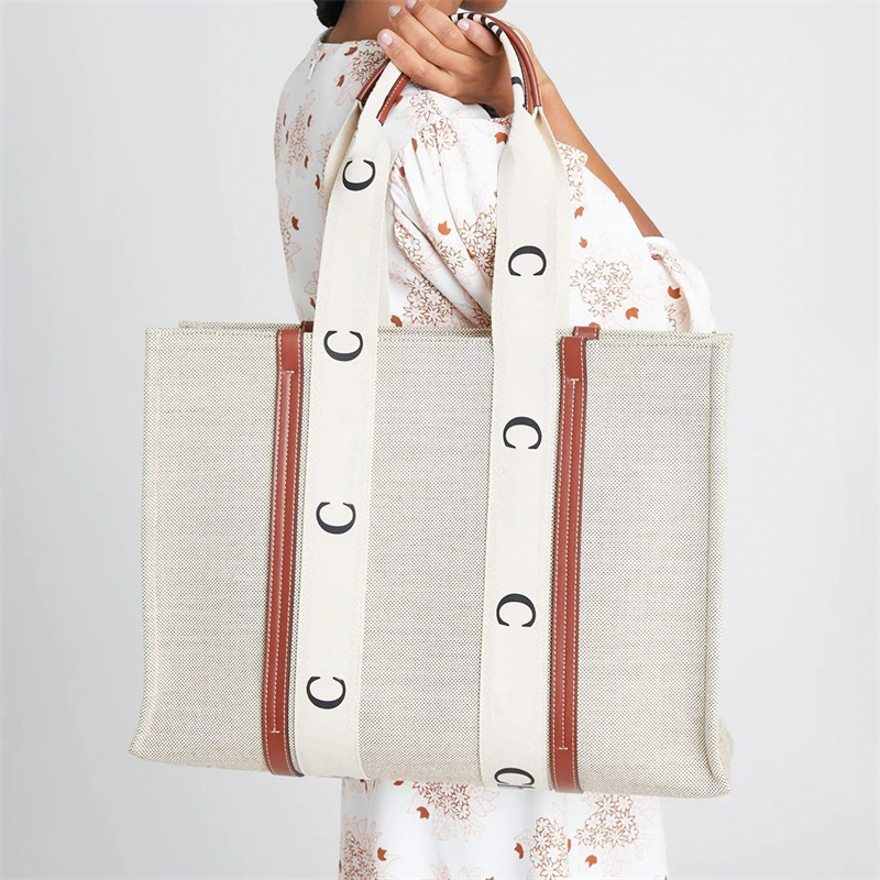 High Quality WOODYS Tote Women handbags shopping bag luxury designer bag Clutch fashion weekender linen Large Beach bags 3 sizes travel Crossbody Shoulder bag Purse