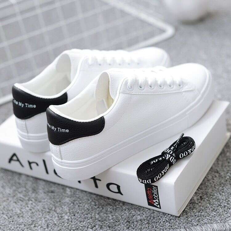 Shoe Simple Design Students Sneakers Board Fashion Casual Women Men Unisex Footwear Sport School White Shoes