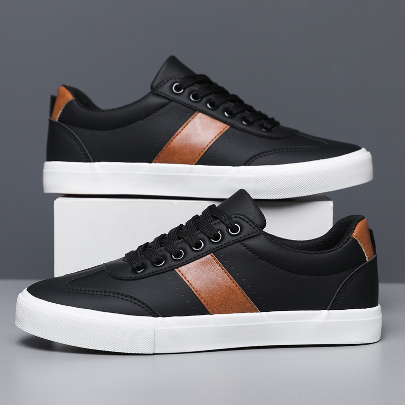 Designer Shoes 2025 Spring Korean Style Sneakers Men's Versatile Trendy Shoes Breathable Casual Shoes Low-top color-blocking men's shoes free shipping