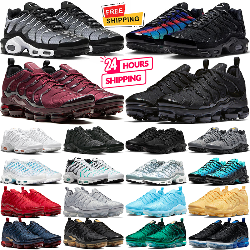 free shipping tn running shoes designer sneakers tns Triple Black White Unity Greedy Hyper Blue mens trainers tnss women outdoor sports sneaker men chaussure