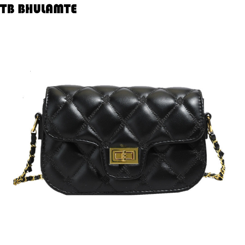 TB BHULAMTE Designer Bag Quilted Embroidery Underarm Bag For Women 2025 New Versatile Single Shoulder Crossbody Bag Luxury Bag Niche Chain Small Squar