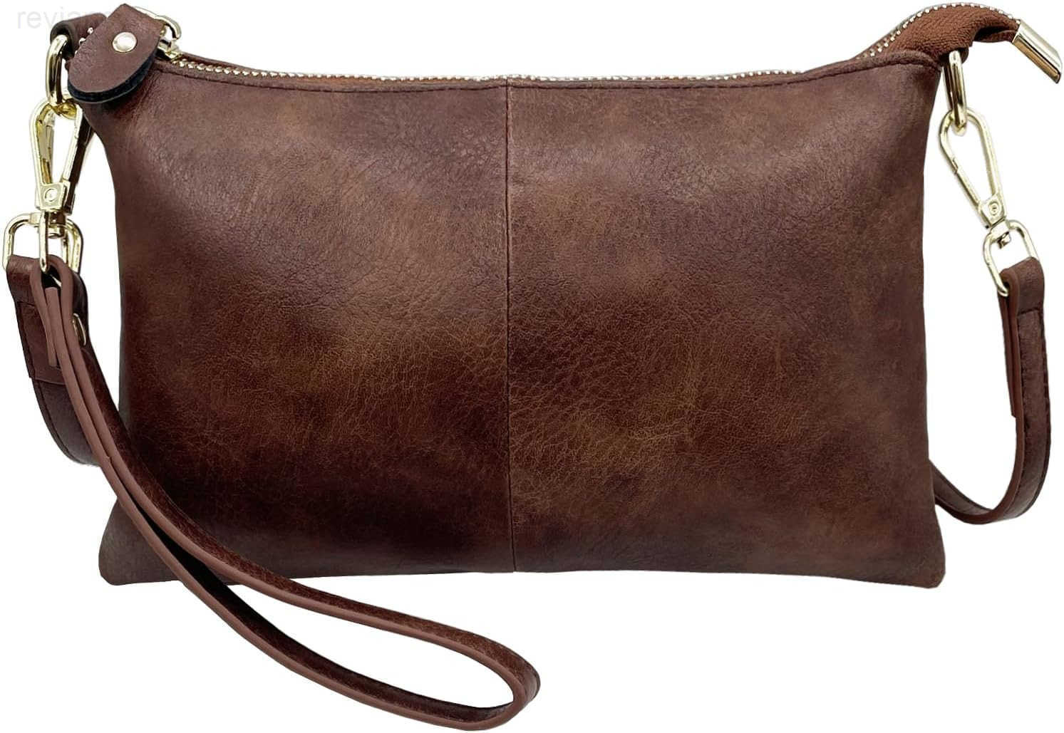 Leather Wristlet Wallet Clutch Purses For Women Small Crossbody Phone BagsW250908