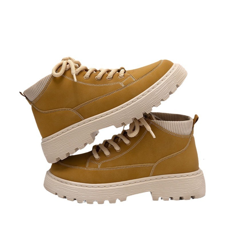 Designer Shoes Martens boots for men height increase Soft shoe upper casual comfortable sneakers fashionable