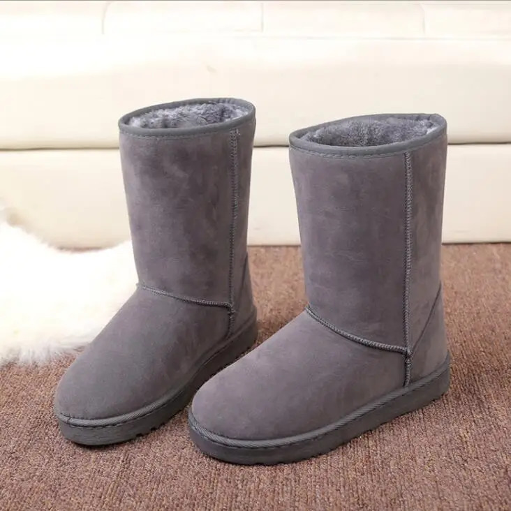 winter hightube fashion allmatch warm thick snow boots with bow knot snow boots women flatheel snow boots 250903 - view 7