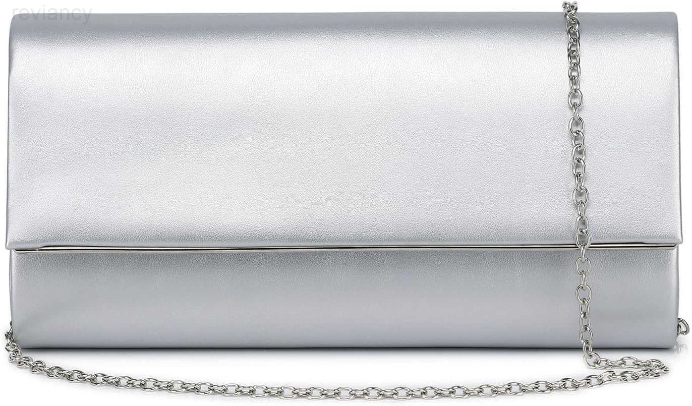 Women Evening Bag Vegan Leather Clutch Purse Shoulder Crossbody Envelope Bag for Party Wedding Prom BridalW250908