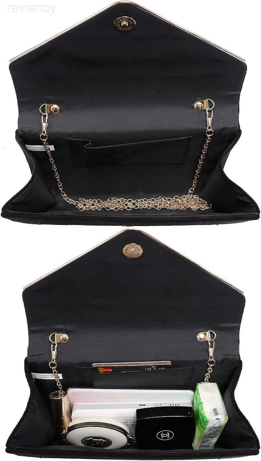 Women Rhinestone Evening Bag Faux Suede Clutch Formal Party Sparkly Purses Cocktail Wedding HandbagW250908