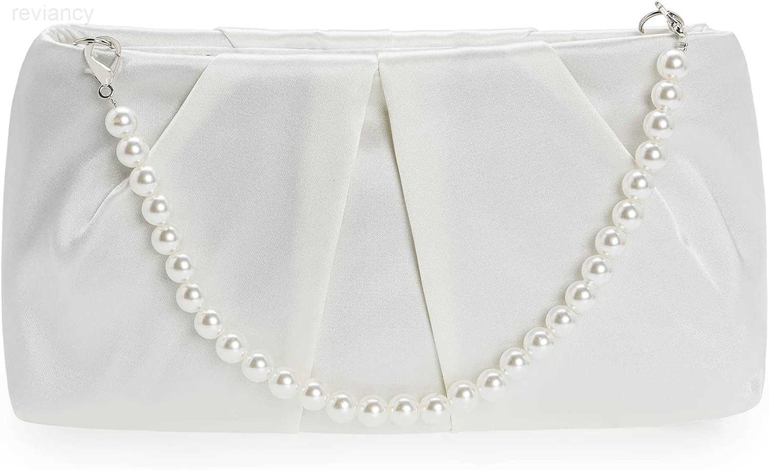 Evening Bag Women Wedding Party Handbag Small Dressy Formal Purse Pleated Satin ClutchW250908