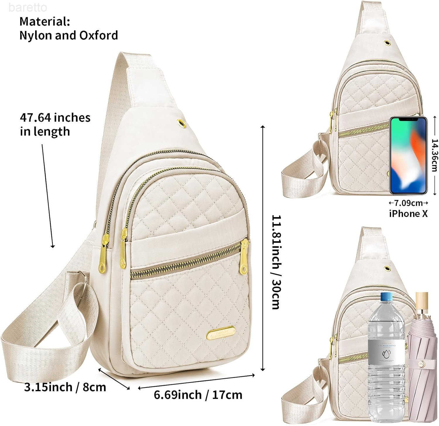Sling Bag For Women Men Casual Crossbody Sling Backpack Z250910
