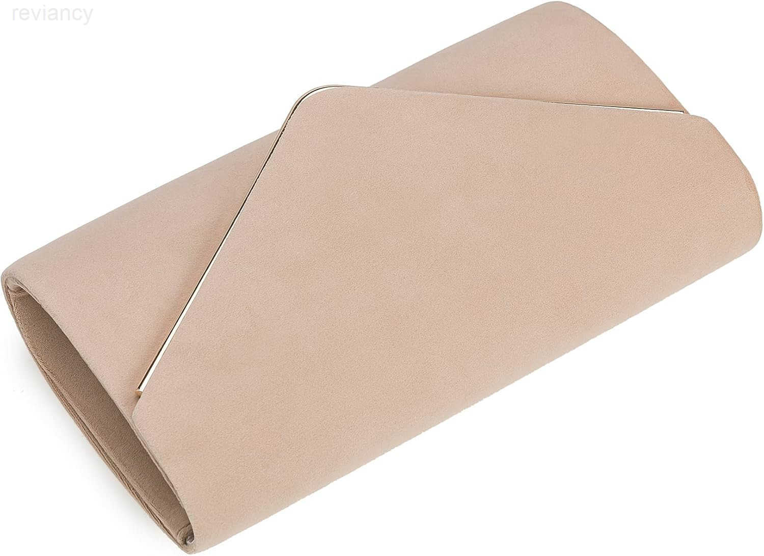 Suede Evening Bag for Women New Classic Velvet Formal Clutch Purse for PromWeddingBlackTie EventsW250908