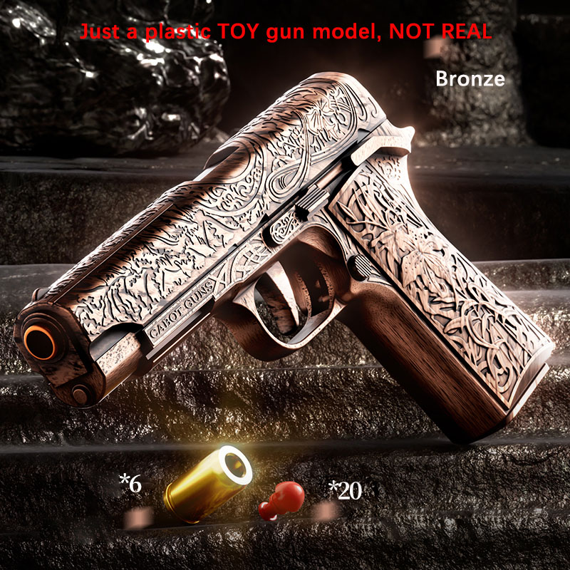 Colt Automatic Shell Ejection Pistol Laser Version Toy Gun For Adults Kids Outdoor Games dh5727163