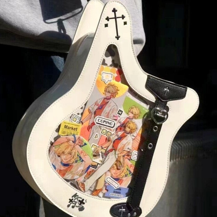 2025 autumn new bag guitar bag fashionable niche design versatile personality trend style women's shoulder bag designer bag