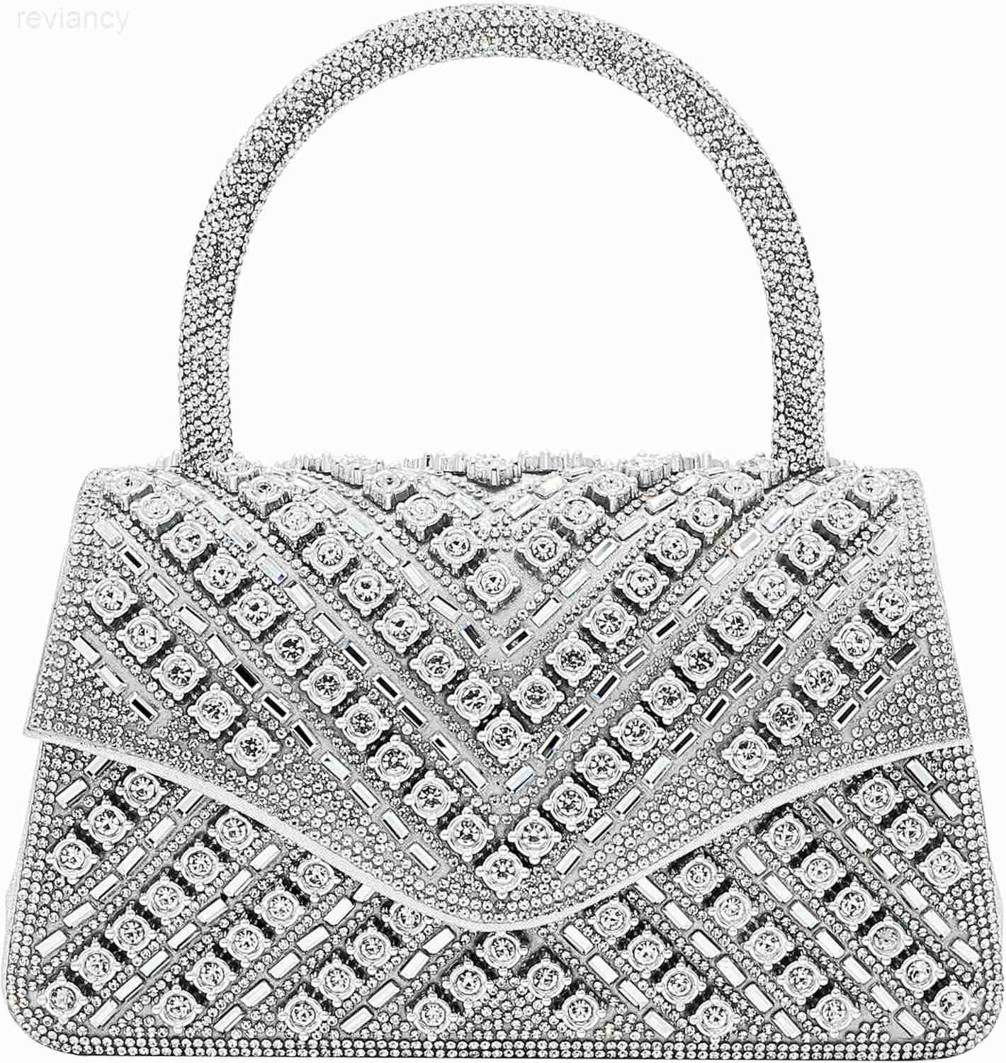 Clutch Purses for Women Sparkly Rhinestones Purses and Handbags for Wedding Party Evening Crossbody Bag with ChainW250908