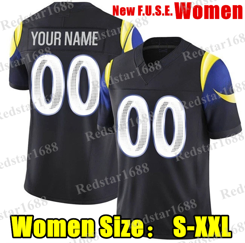 9 Matthew Stafford Football Jersey 12 Puka Nacua Davante Adams Aaron Donald Kyren Williams Jared Verse Jimmy Garoppolo Karty Jarquez Hunter Braden Fis