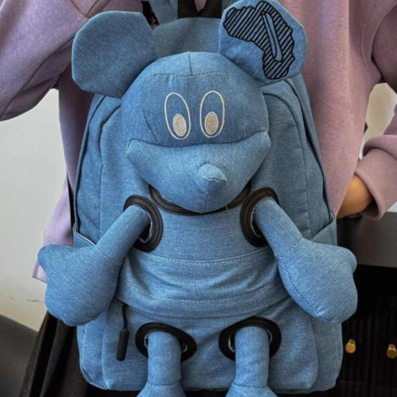 Disney Mickey Mouse cartoon character large capacity backpack for boys and girls light and casual design for school children baby girl Backpacks Desig