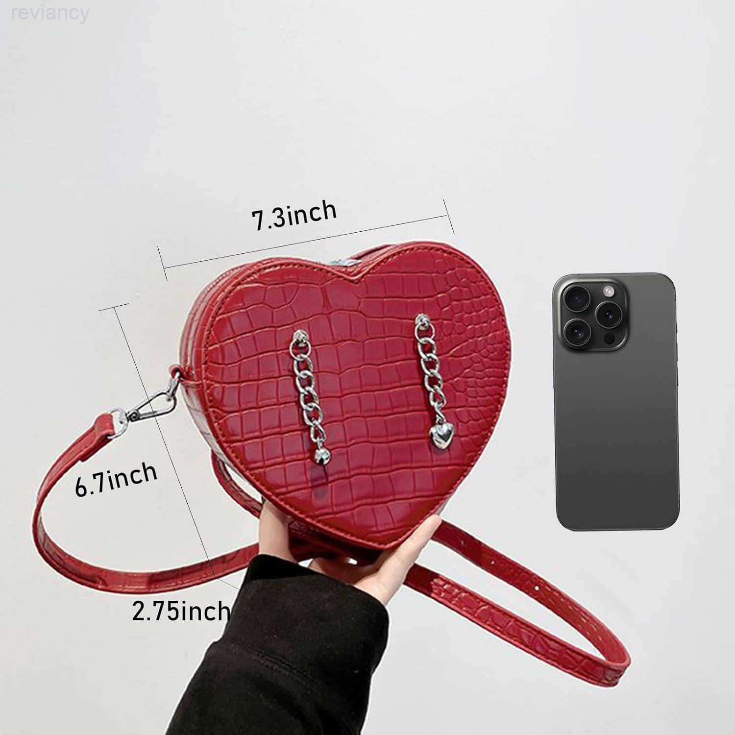 Evening Bag for Women Silver Purse Heart Shaped Purse Crossbody Bags Shoulder Handbag for FormalW250907