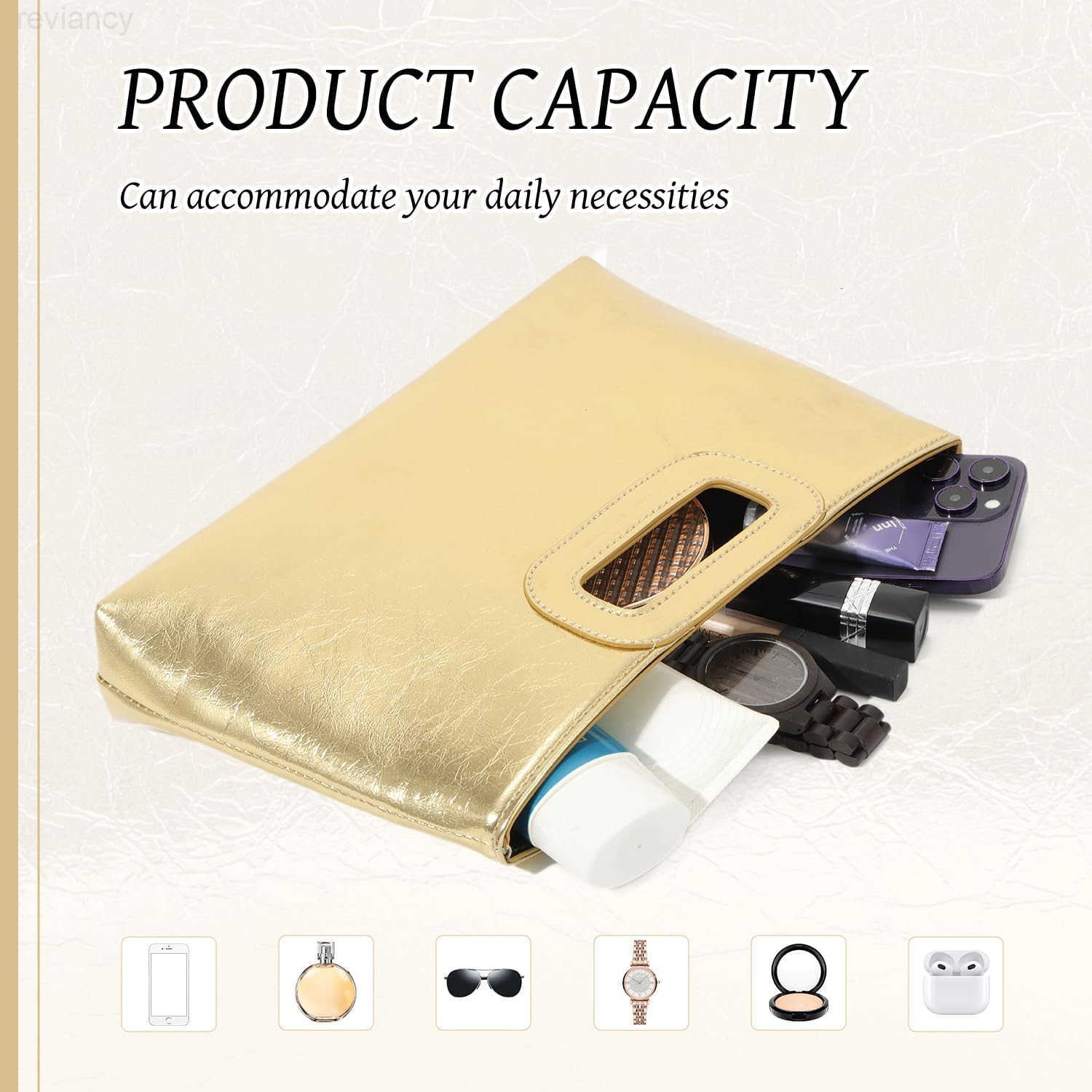 Clutch Purses for Women PU Leather Evening Clutch Bag Fashion Handbags for Wedding Cocktail Prom with ChainW250908