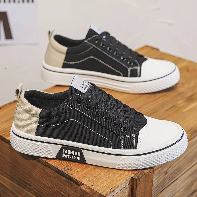 2025 New Korean Men's Canvas Shoes Designer Fashionable and Versatile Low cut Men's Casual Sports Shoes Trendy Hot Selling Casual Shoes