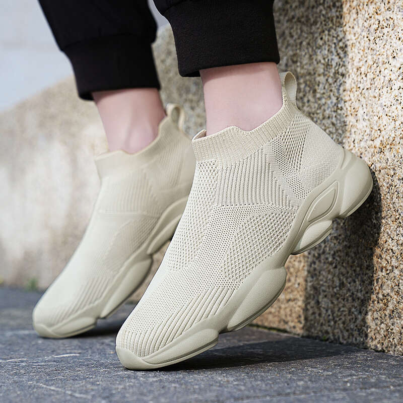 All Season Sock Shoes Outdoor Jogging Men's Sneakers Fashion soft comfortable breathable non slip wear resistant Male casual shoes