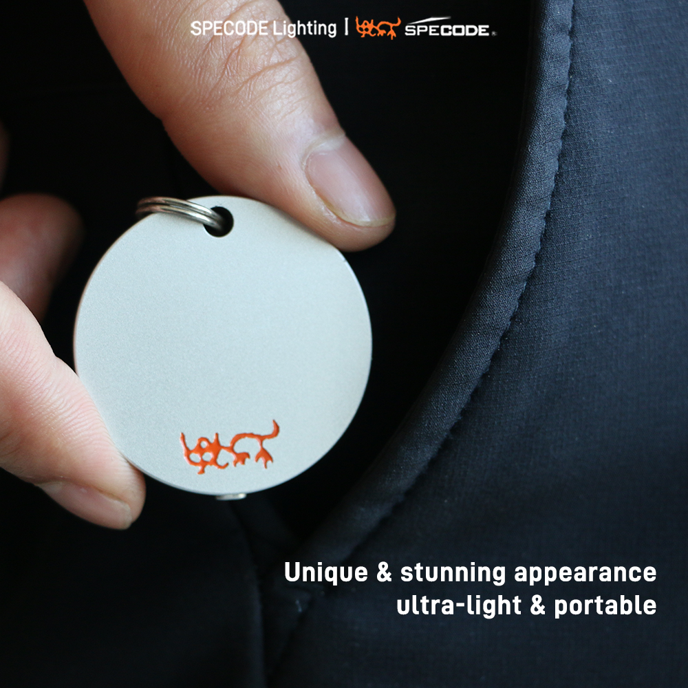 K1 Round Keychain Flashlight Type-C Direct Charging Mini Convenient Light Emergency Decorative Beautiful Gift Pendant
