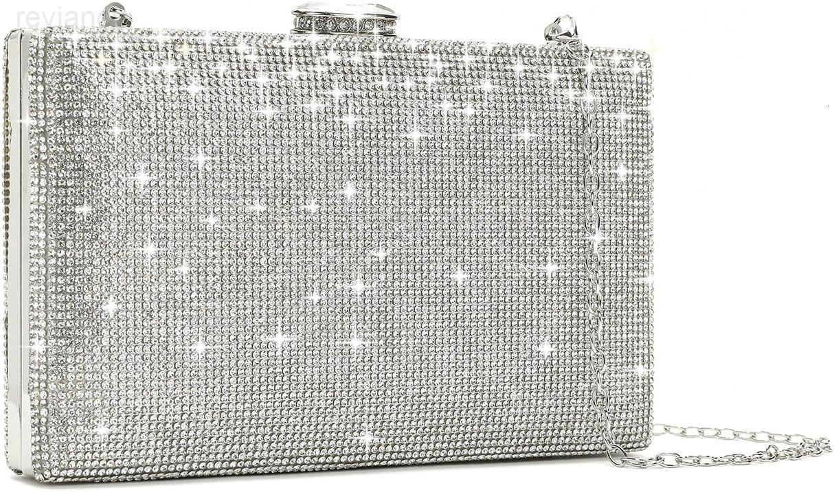 Womens Sparkling Clutch Purse Elegant Glitter Evening Bags Bling Evening Handbag for Dance Wedding Party Prom BrideW250908