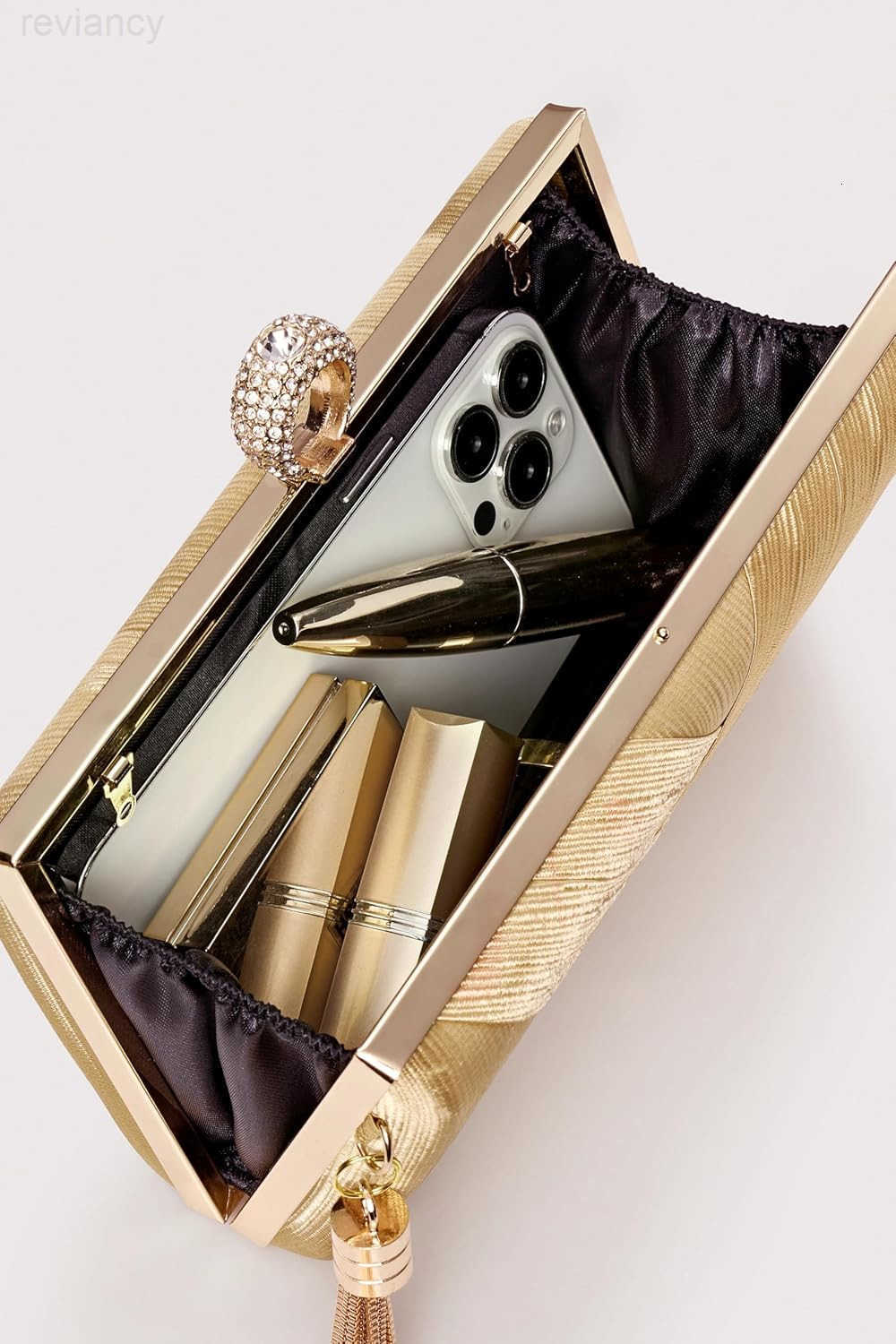 Clutch Purses for Women Evening Bag Tassel Pendant Clutch for Bride Party Prom WeddingW250908