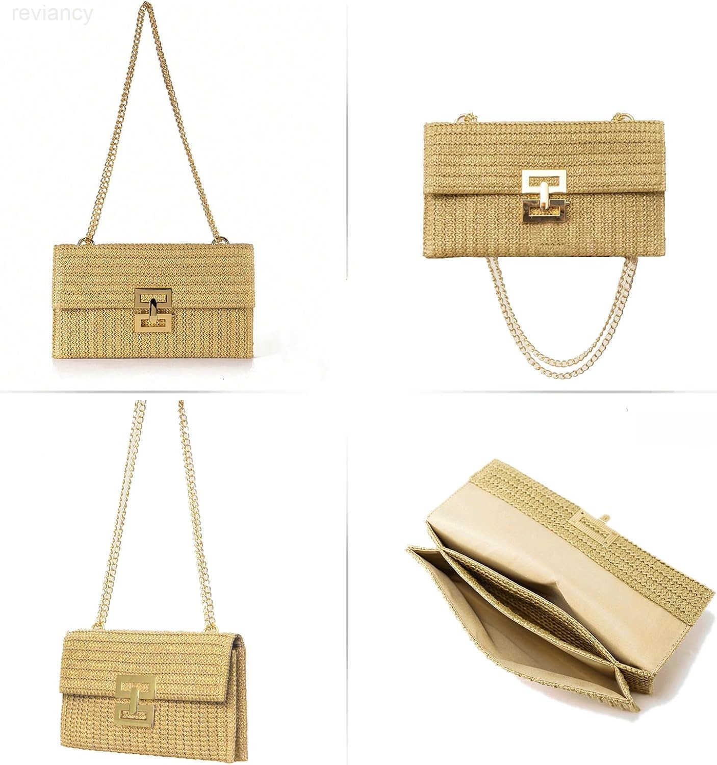 Clutch Purse for Women Designer Evening Handbag Summer Beach Shoulder Crossbody BagW250908