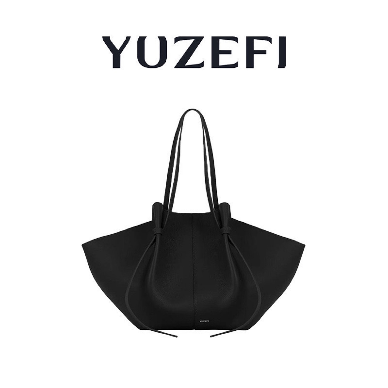 2025 fashionable YUZEFI Wing Bag Genuine Leather Tote Armpit Bag