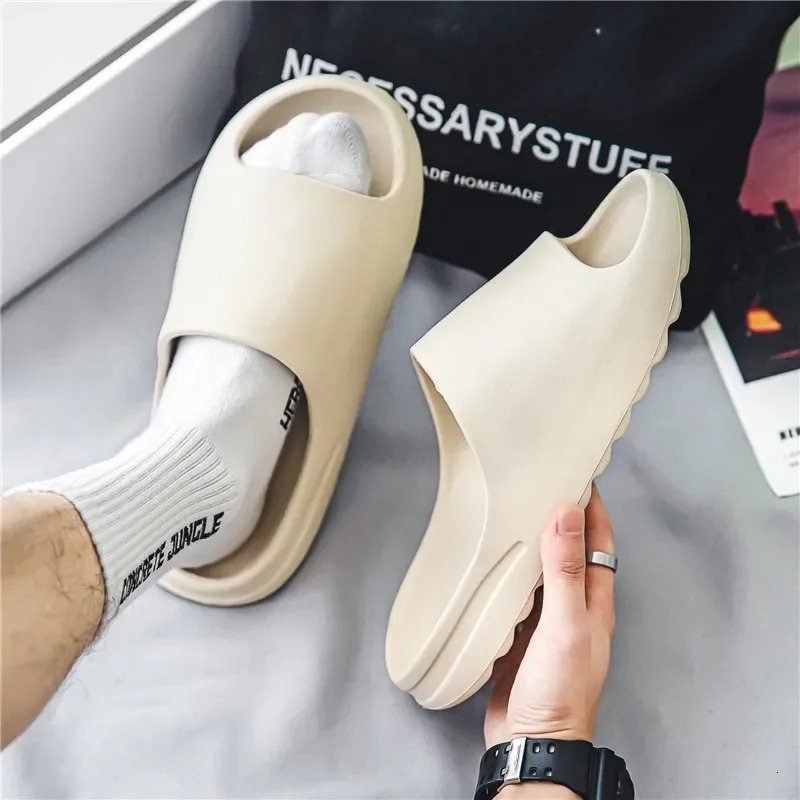 Unisex House Shoes NonSlip thick Soft Platform Slide Sandals for Women Men Indoor Outdoor Shower Bathroom Slipper for Adult 250908