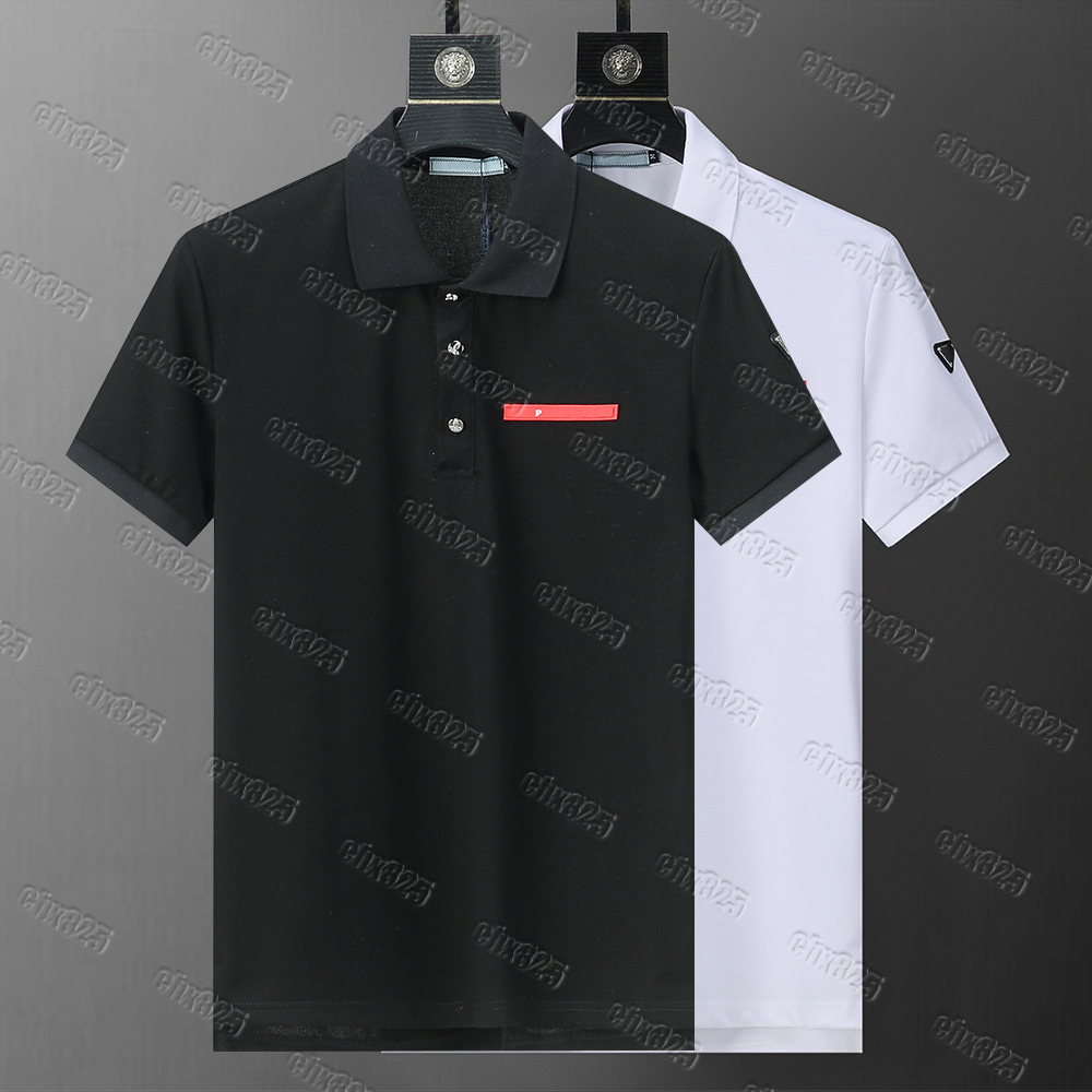 Fashion Men's Polos Summer Men Women Tshirt Designers Short Sleeve Casual Shirts Streetwear Lapel T Shirt