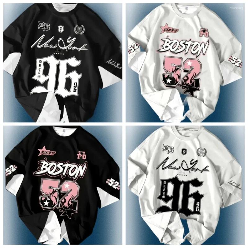 Men's T Shirts 2025 Summer Casual Breathable Comfortable Round Neck T-shirt 96 Size Printed Digital Baseball Jacket Sports Top