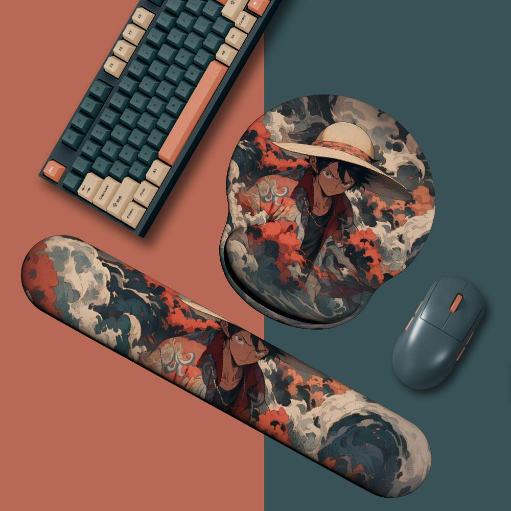 Wrist pad, mouse pad, 3D stereoscopic silicone, small size, Solon anime with wrist support, wrist guard, keyboard, hand support
