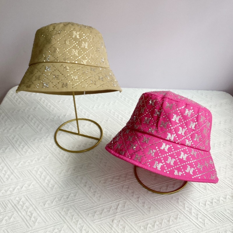 designer hat Ins spring summer sun luxury full rhinestone letter n fashion fisherman wide brim faceshielding small bucket hat hats for men mens cap
