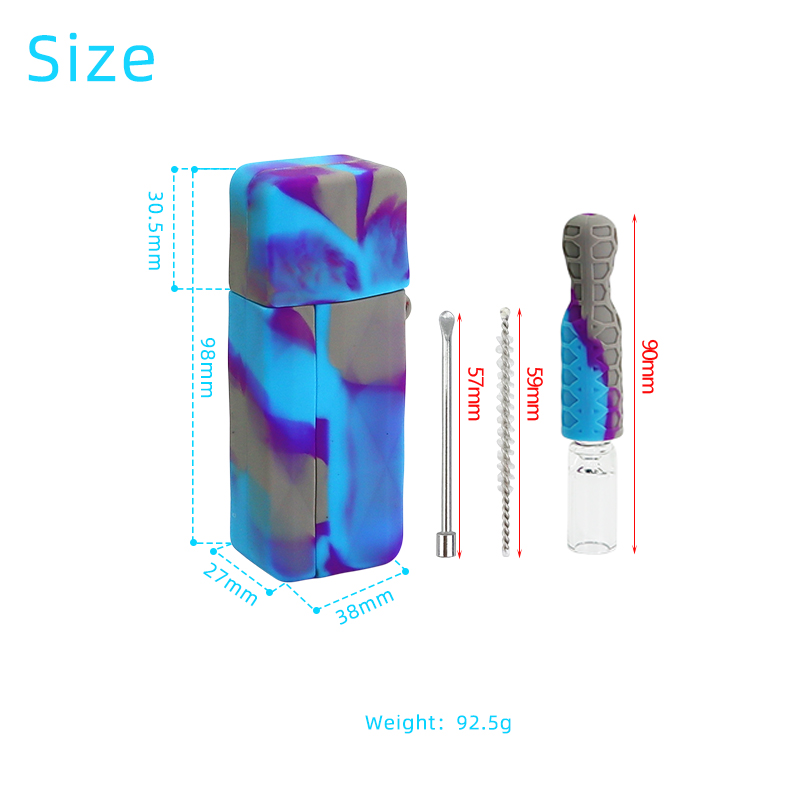 waterproof tobacco pipes storage container, dab wax container,pre rolled conical paper protection storage box,cigarette glass pipes nozzle, smoking pi
