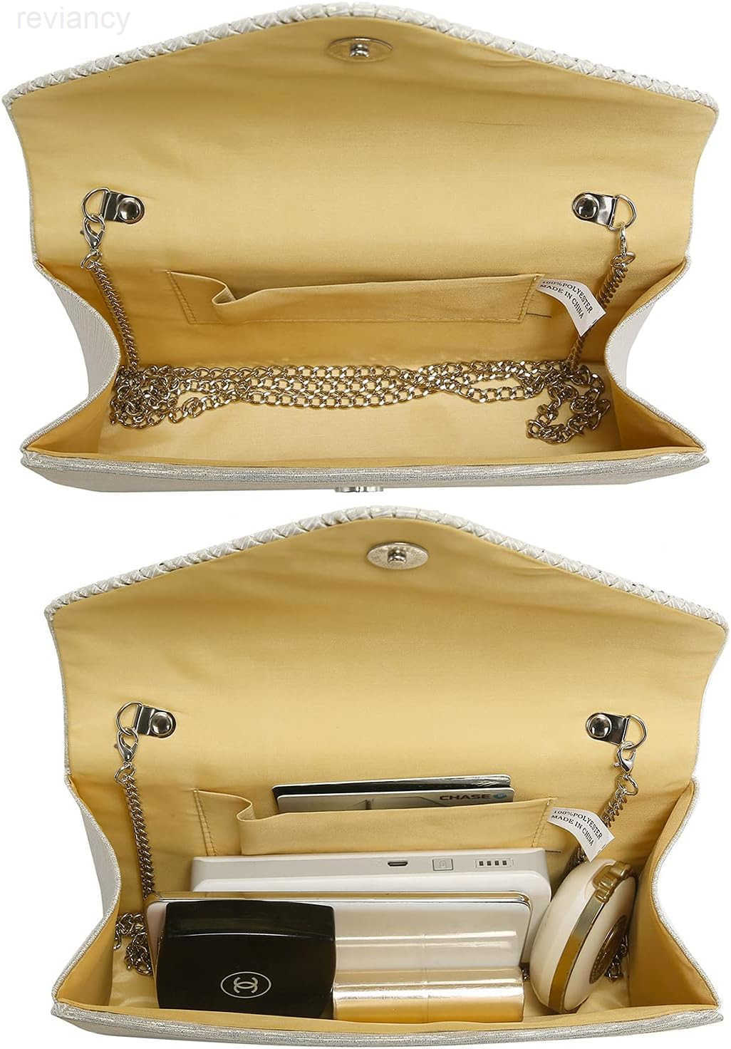 Ladies Frosted Satin Evening Clutch Purse Bag Crossbody Handbags Party Prom Wedding EnvelopeW250908