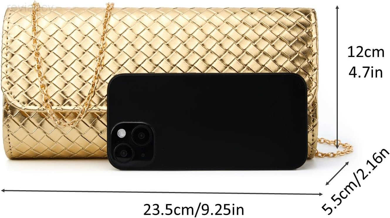 Evening Bag Clutch Purses for Women Fashion PU Leather Crossbody Purse for Wedding Party and PromW250908