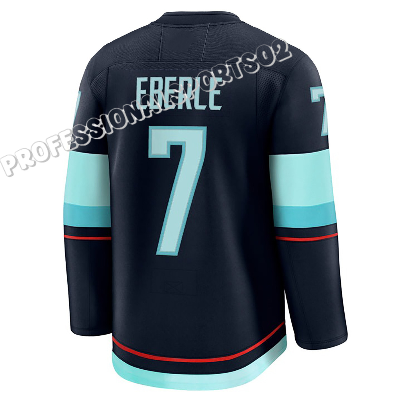 Seattle Krakens Jersey 10 Beniers 7 Eberle A 31 Grubauer Brandon Tanev Yanni Gourde Jared McCann Hockey Jerseys